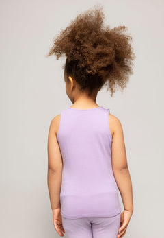 Kids' Aava Merino Top Purple