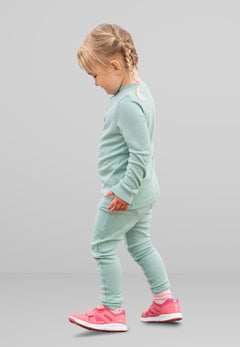 Kids' Merino Shirt Moss