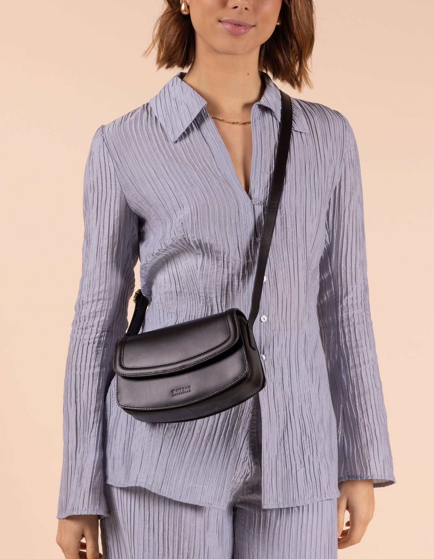 Kendalini Classic Leather Bag Black