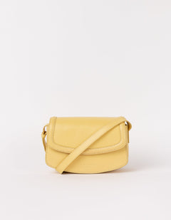 Kendalini Classic Leather Bag Butter Yellow