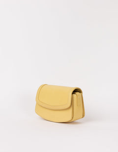 Kendalini Classic Leather Bag Butter Yellow