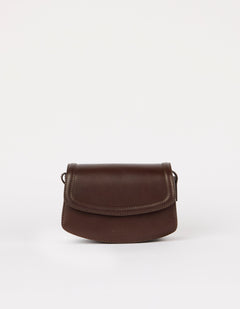 Kendalini Bag Classic Leather Chocolate Brown