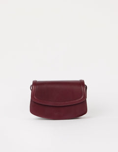Kendalini Bag Classic Leather Dark Cherry