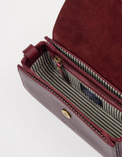 Kendalini Bag Classic Leather Dark Cherry