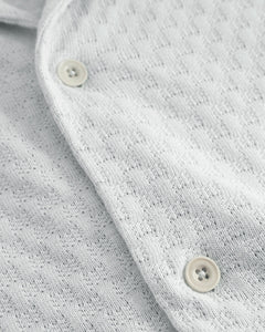 Knit Bowling Shirt Moonlight Grey