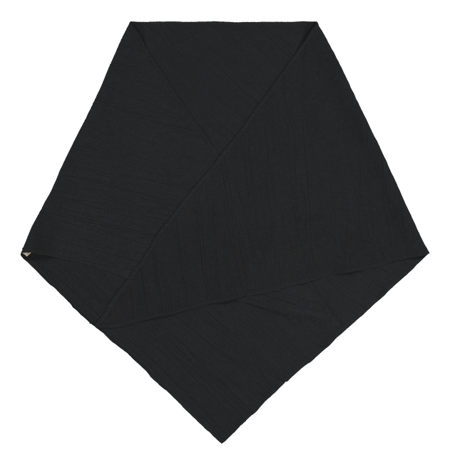 Maggholm Hemp-Silk Triangle Scarf Black