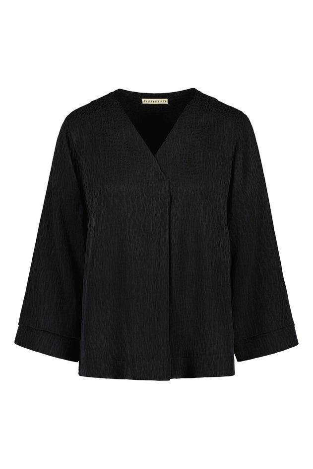 Korppoo Blouse Island Raven Black