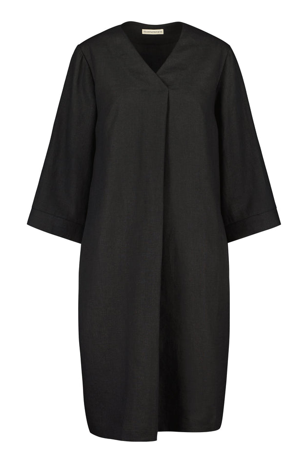 Korppoo Linen Dress Black