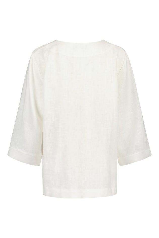 Korppoo Linen Shirt White