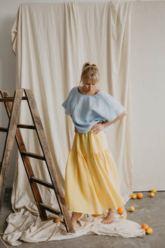 Vakarė Linen Skirt