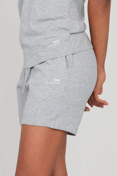 Women's Shorts Light Melange Grey