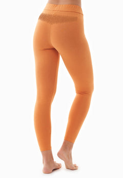 Leila Organic Cotton Leggings Apricot Tan