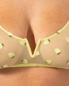 Mesh V-Balconette Light Yellow