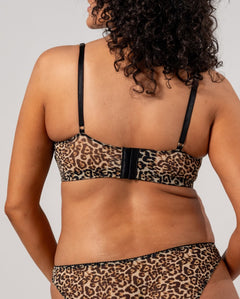 Mesh Balconette Leopard