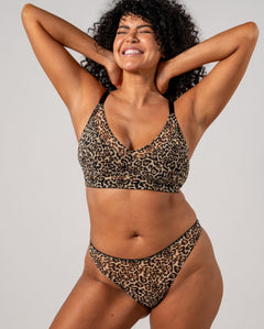 Mesh Bikini Briefs 3-Pack Leopard
