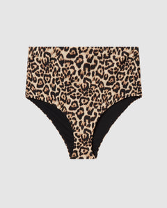 Highwaist Bikini Briefs Leopard