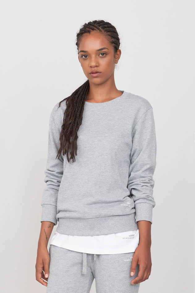 Women's Crewneck Sweatshirt Grey
