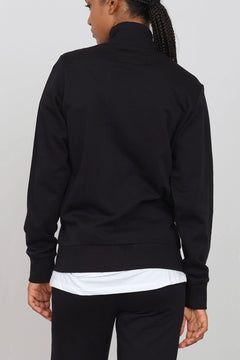 Women's Sweatshirt With A Zipper Black