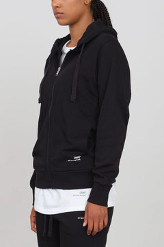 Women's Hoodie With A Zipper Black