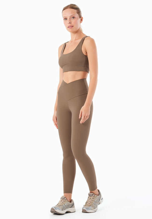 LIBBY High Waist Leggings Brown