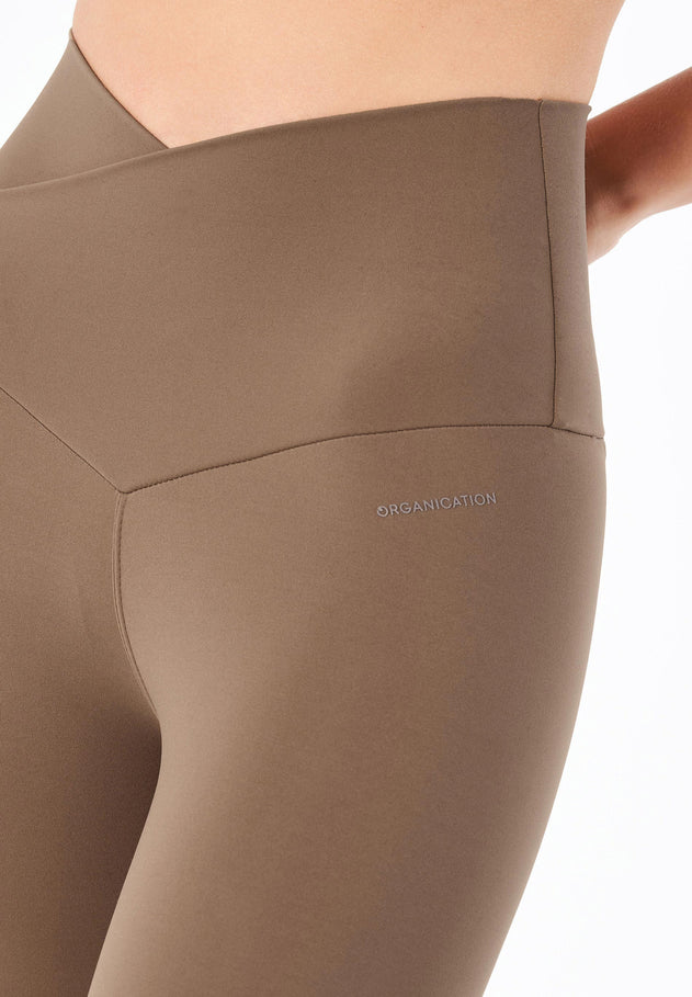 LIBBY High Waist Leggings Brown