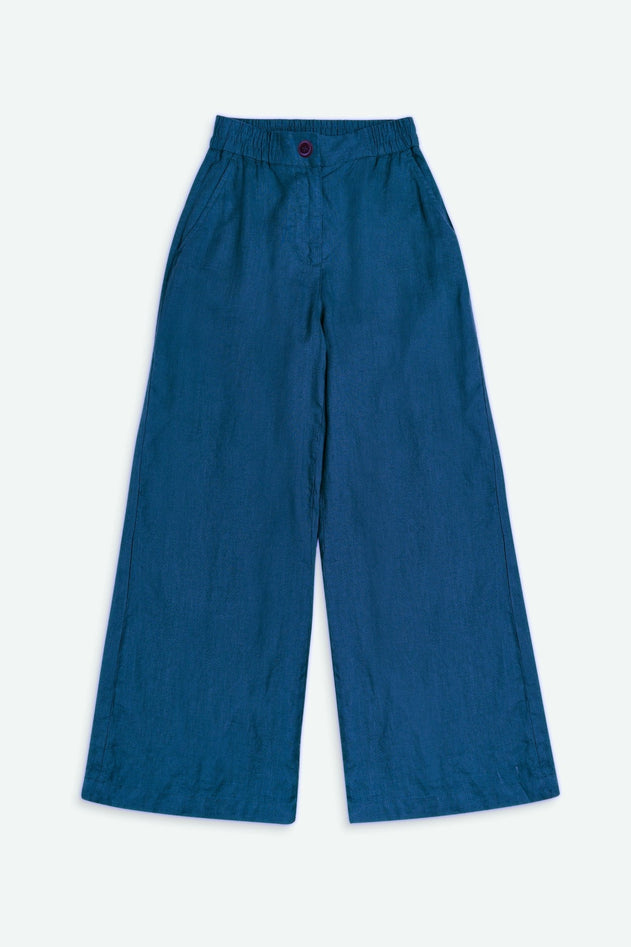 Lilian Trousers Indigo Linen