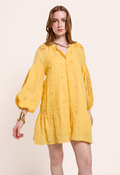 Lira Short Dress Warm Sun