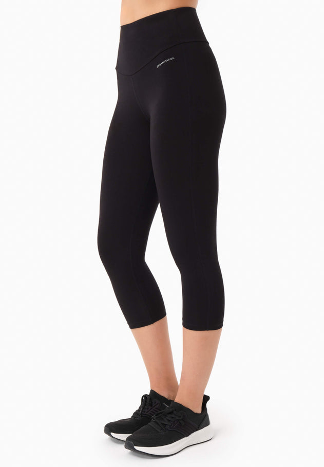 Lissa Capri Leggings Black