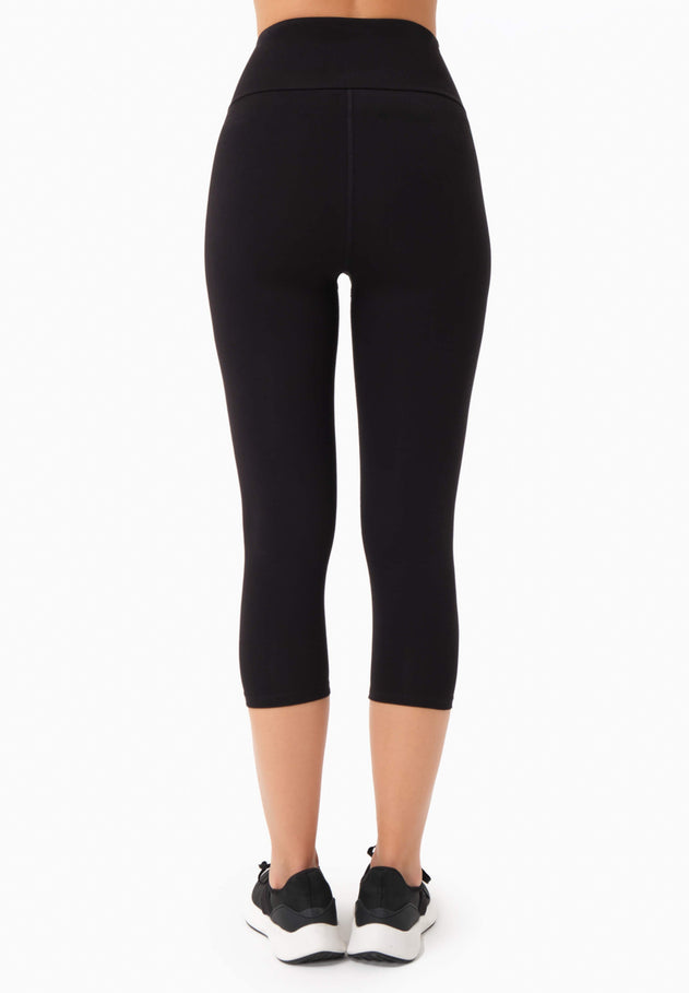 Lissa Capri Leggings Black