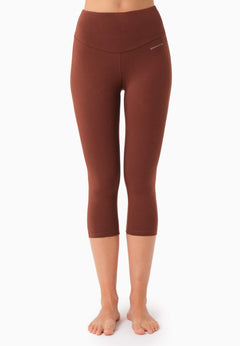 Lissa Capri Leggings Coffee Brown