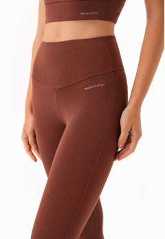 Lissa Capri Leggings Coffee Brown