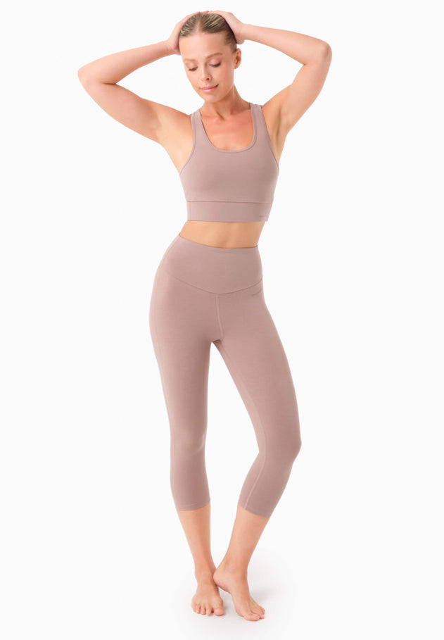 Lissa Capri Leggings Mocha