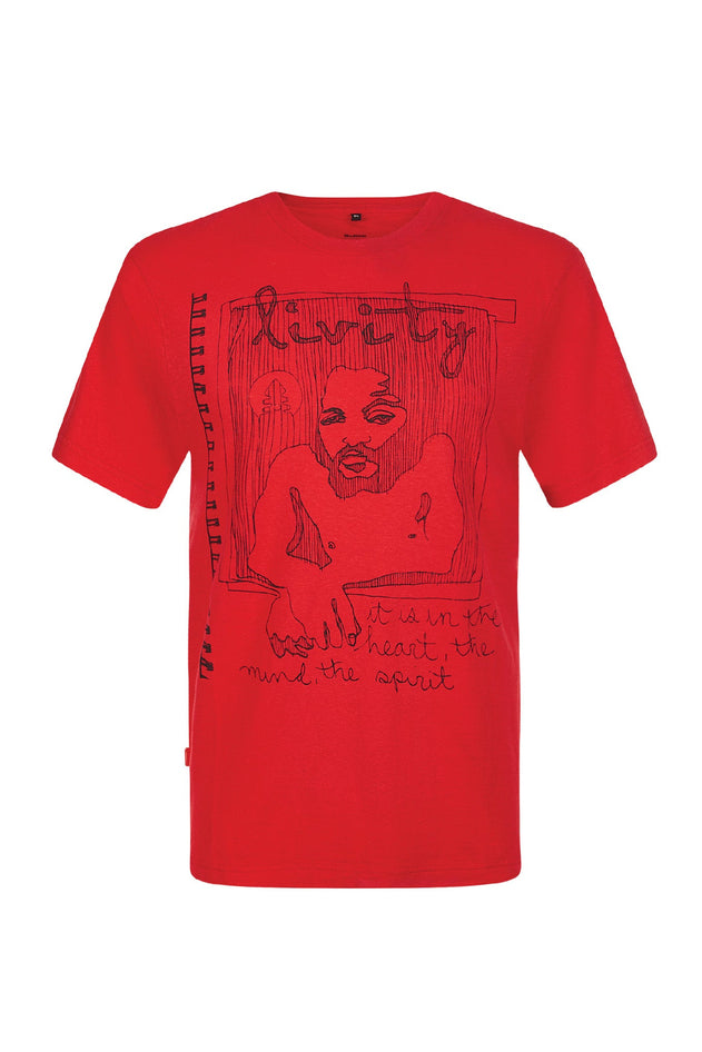 Livity Hemp T-Shirt Spirit Red