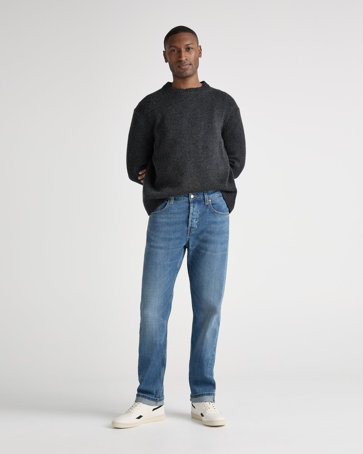 Hank Mid Tapered Jeans Medium Heritage