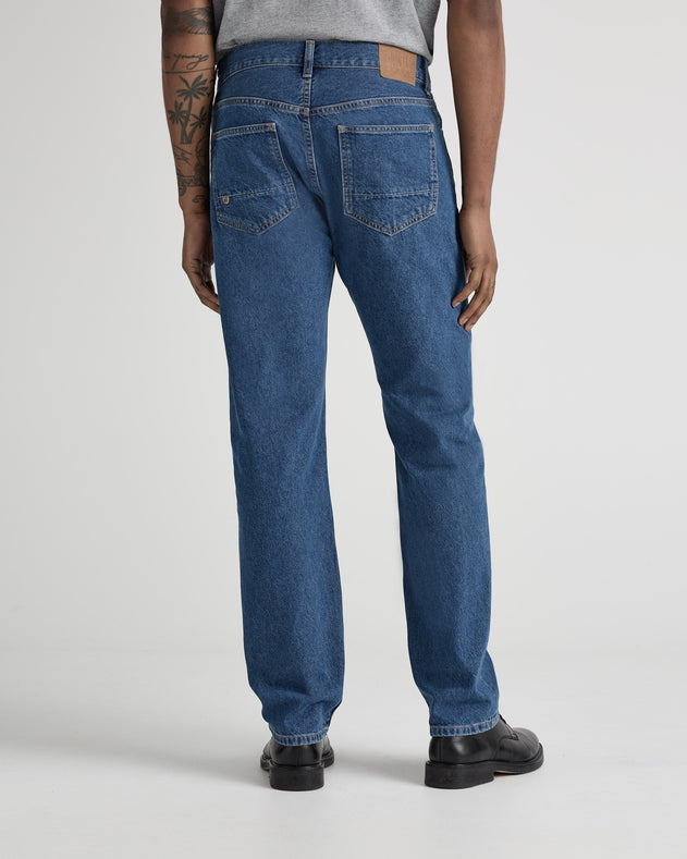 John Mid Straight Jeans Medium Stone