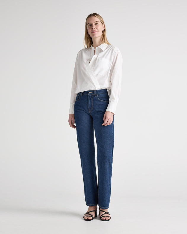 Jamie Mid Loose Jeans Stone Indigo