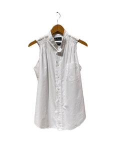Sirius Sleeveless Recycled Cotton Shirt White