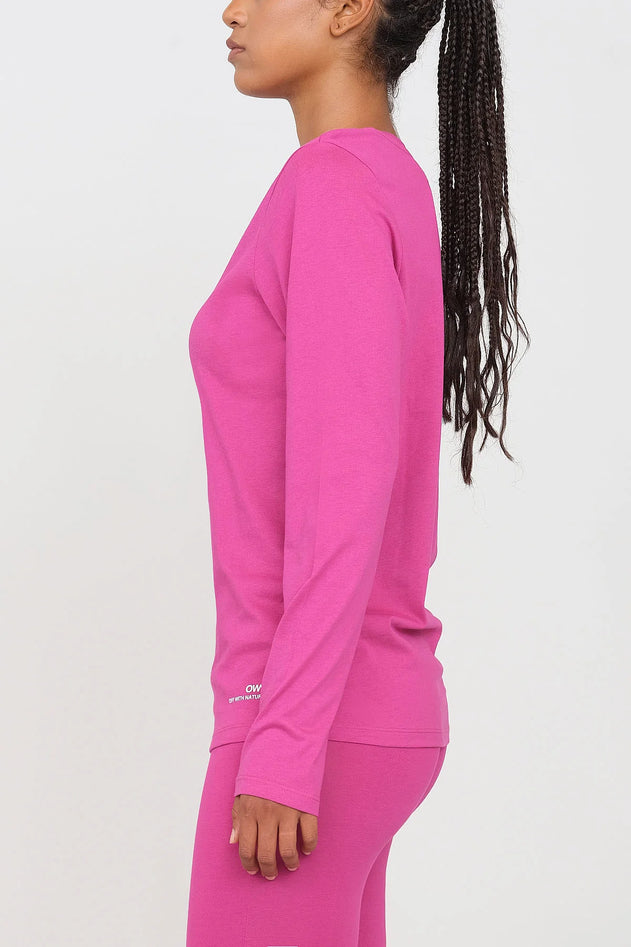 Women's Long Sleeve T-Shirt Fuchsia