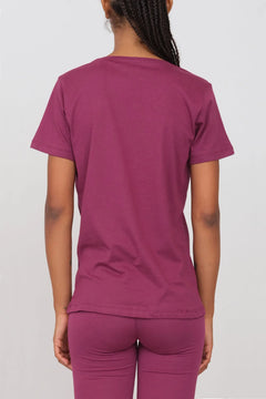 Women's V-Neck T-Shirt Grape