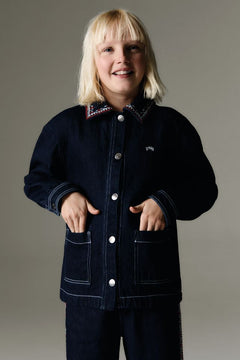 Sena Kids' Denim Overshirt Blue