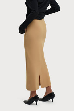 Lala Skirt Camel Brown - IVALO.COM