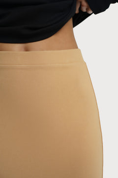 Lala Skirt Camel Brown - IVALO.COM