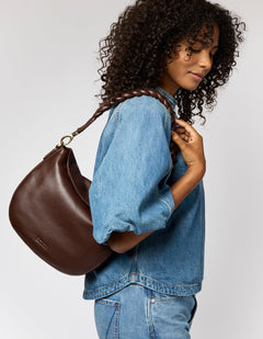 Lana Bag Soft Grain Chocolate Brown