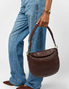 Lana Bag Soft Grain Chocolate Brown
