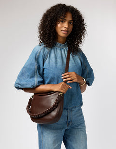 Lana Bag Soft Grain Chocolate Brown