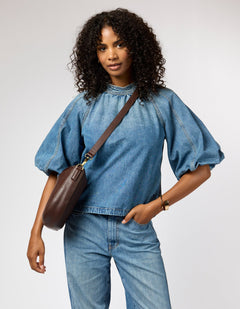 Lana Bag Soft Grain Chocolate Brown
