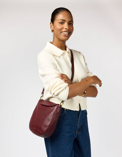 Lana Bag Soft Grain Dark Cherry