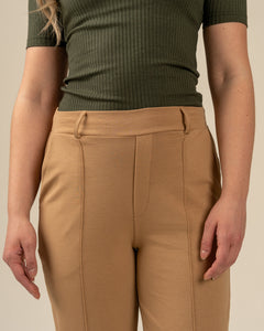 Toive Pleated Pants Beige