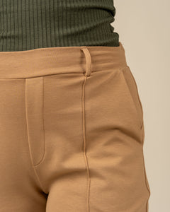 Toive Pleated Pants Beige