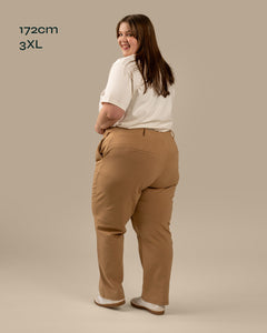 Toive Pleated Pants Beige